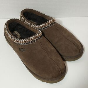 UGG Tasman Brown Suede Slipper, Slip On, Size 10, Euro 43, Mens